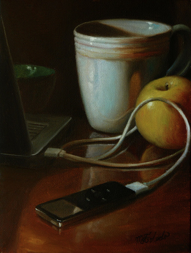 Still life painting by Nicaraguan artist