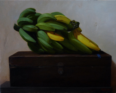 Bananas Oil Painting